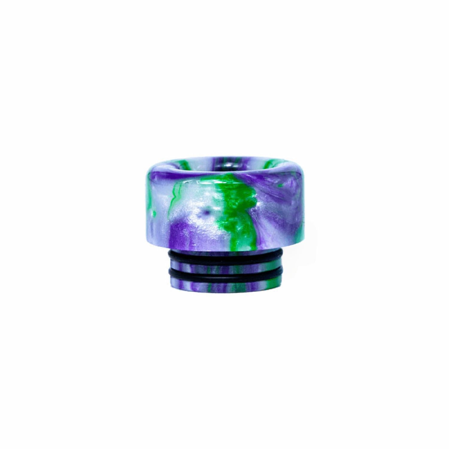510 widebore resin drip tip white purple green