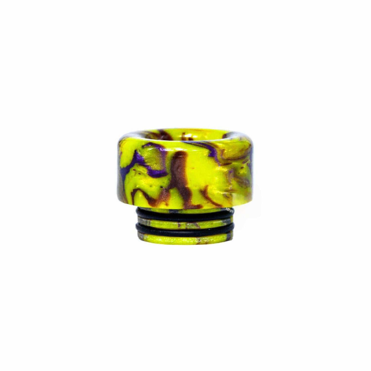 510 widebore resin drip tip yellow brown purple