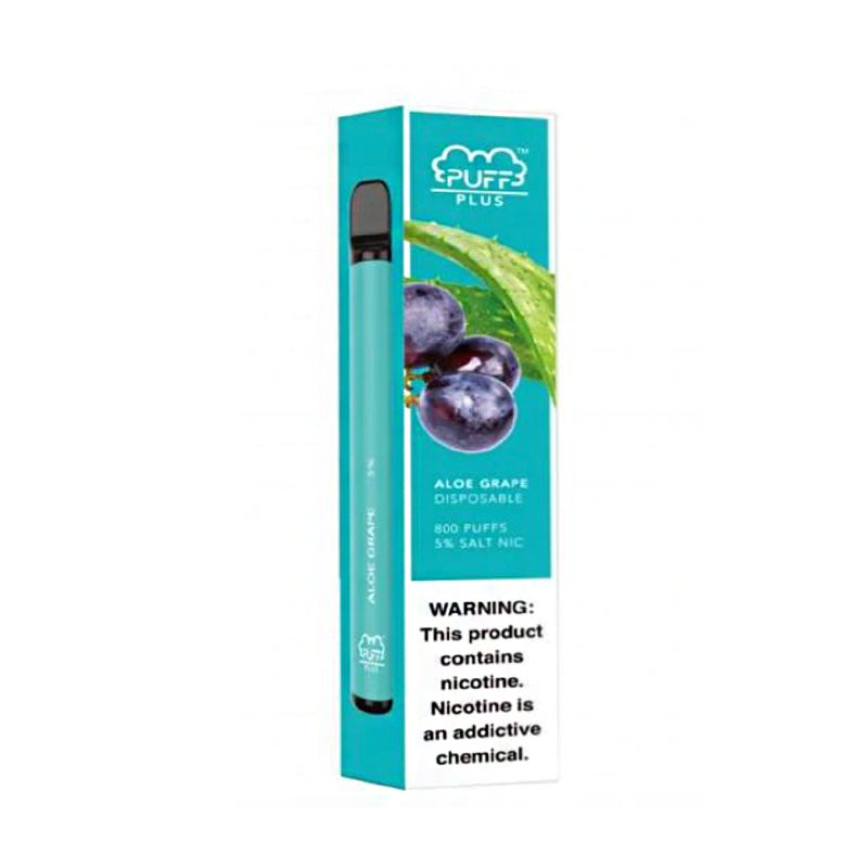 puff plus aloe grape